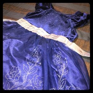 Girls Velvet Dress